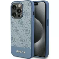 GUESS GUHCP15LG4GLBL iPhone 15 Pro 6.1" blue | hardcase, 4G Stripe Collection