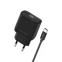 Beline Charger Model travel charger | 25W | GaN | USB-C | with USB-C to USB-C cable included | black
