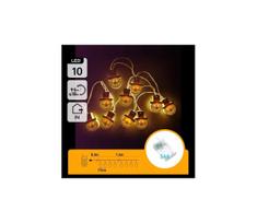 Aigostar - LED  girlianda 10xLED/3xAA 1,5m šiltai balta sniego senis