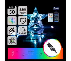 Aigostar - LED RGBICW lauko girlianda 50xLED/10W/230V 5m IP44 + su nuotoliniu pulteliu