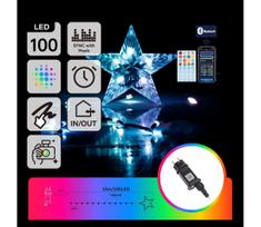 Aigostar - LED RGBICW Lauko girlianda 100xLED/10W/230V 10m IP44 + nuotolinis pultas