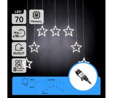 Aigostar - lauko LED girlianda 70xLED/230V 1,2x1m IP44 šaltai baltos žvaigždutės