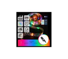 Aigostar - LED RGBICW lauko girlianda 100xLED/10W/230V 10m IP44 + su nuotoliniu pulteliu