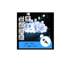 Aigostar - lauko LED dekoratyvinė girlianda 50xLED/3,6W/230V/8 funkcijų 5m IP44 šaltai balta