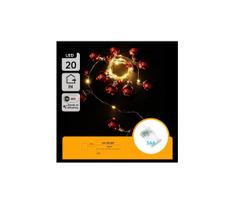Aigostar - LED girlianda 20xLED/3xAA 2m šiltai balta