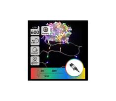 Aigostar - lauko LED girlianda RGBY 600xLED/6W/230V 30m IP44