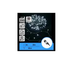 Aigostar - LED lauko girlianda 200xLED/3,6W/230V 20m IP44 šaltai balta