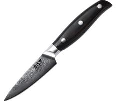 Gudaro - Damasko plieno virtuvinis peilis SHIRO 3,5", 67 sluoksnių, ilgis 9,5 cm