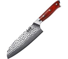 Gudaro - Damaskinis Santoku virtuvinis peilis MIYABI 7", 67 sluoksnių plieno, ilgis 17,5cm