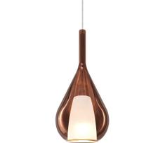 Ideal Lux - Pakabinamas šviestuvas ant laido KALIQUE 1xE27/42W/230V skersmuo 18 cm dūminė vario spalva