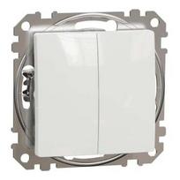 2 klavišų perjungiklis Schneider Electric Sedna Design SDD111108 (baltas)