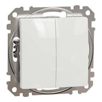 2 klavišų jungiklis Schneider Electric Sedna Design SDD111105 (baltas)