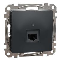 Kompiuterinis lizdas 1xRJ45 UTP Cat6 Schneider Electric Sedna Design SDD114461 (antracitas)