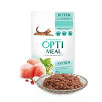 Optimeal konservai su vištiena kačiukams, 85 g