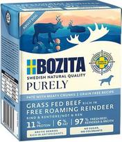Bozita Purely Paté Duoprotein Beef and reindeer - wet dog food - 370g