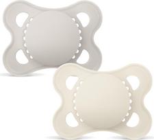 MAM - Orig Silk Pacifiers - Neutral - 0-6m
