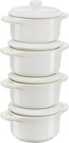 Staub Mini Cocotte Round, 4 pcs. - 200 ml, ivory