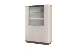 Vitrine Vesper - Cashmere / Nut / Gold Handles