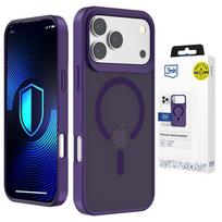 Apple iPhone 17 Pro - 3mk Smoke MagCase Violetinė