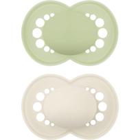 MAM Original 16m+ čiulptukas Green/ Beige 2 vnt.