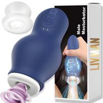 Automatinis masturbatorius LIVMAN MY016 vyrams su 7 vibracijos ir 7 čiulpimo režimais, 350mAh