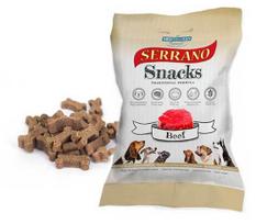 Mediterranean Natural Serrano Snacks jautienos skonio skanėstai šunims, 85 g