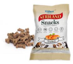 Mediterranean Natural Serrano Snacks kalakutienos skonio skanėstai šunims, 85 g