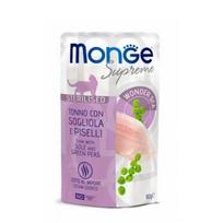Monge Supreme Sterilised konservai su tunu ir žaliosiomis pupelėmis katėms, 80 g