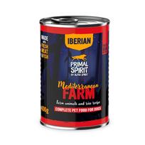 Primal Spirit Iberian Mediterranean Farm konservai su vištiena ir kiauliena šunims, 400 g