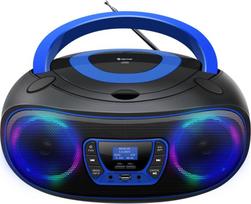 Denver TDB-212 DAB+ Boombox FM/BT/USB/CD/AUX blau | TDB-212BU | 5706751079979