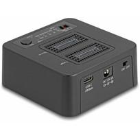 Doko stotis Delock USB 20Gbps doko stotis 2 x M.2 NVMe PCIe SSD su klonavimo ir šalinimo funkcija | 64300 | 4043619643004