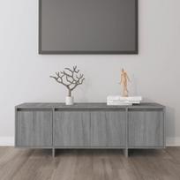 vidaXL Televizoriaus spintelė, pilka ąžuolo, 120x30x40,5cm, MDP, Pilka