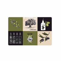 Padėkliukas stalo DOUCEUR D'INTÉRIEUR OLIVE 28,5x44 cm