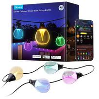 Govee Outdoor String Lights | Oświetlenie LED RGBICW | Zewnętrzne, 15m, 2.4GHz Wi-Fi + BT H7025CB1