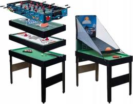 Spartan Stół Bilardowy Piłkarzyki Cymbergaj Ping Pong Wielofunkcyjny Zestaw 16w1 | 6216 | 9001741062167