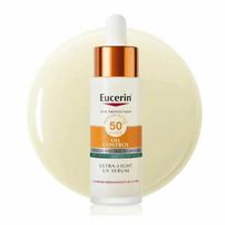 Eucerin Sun Face Oil Control Serum UV SPF 50+ apsauginis veido serumas nuo saulės, 30 ml