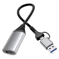 Equip Adapter USB-C/A->HDMI 1920x1080/ 60Hz Alu.