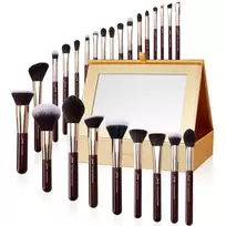 JESSUP_SET Makiažo šepetėliai T285 25vnt + skrynelė