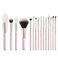JESSUP_SET Blushing Bride veido makiažo šepetėliai T292 15vnt.