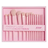 JESSUP_SET Make Up Lover Collection IV veido makiažo šepetėliai T495 14vnt.