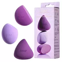 JESSUP_SET Soft Plus makiažo kempinėlių rinkinys SP017 3vnt.