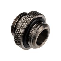Alphacool ES Dual Adapter, Plug-in, G1/4 Female to G1/4 Female – Black