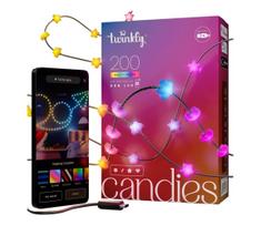 Twinkly TWKS200RGB-G - dimeriuojama RGB LED girlianda 200xLED 14 m USB Wi-Fi