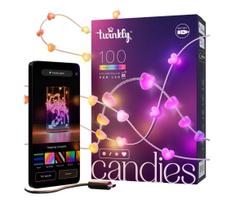 Twinkly TWKH100RGB-T - LED RGB dimeriuojama  girlianda 100xLED 8 m USB Wi-Fi
