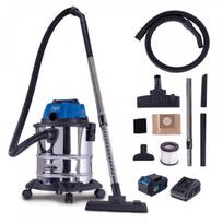 Dulkių siurblys Akumuliatorinis šlapio ir sauso valymo dulkių siurblys Scheppach C-NTS20-X SET L – 20V, 20 l, su baterija ir įkrovikliu