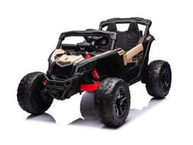 Vienvietis vaikiškas elektrinis keturratis Can-Am Buggy, žalias