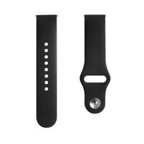 Evelatus Evelatus 20 mm silikoninės kilpos laikrodžio dirželiai (S / M 110 mm) juodi