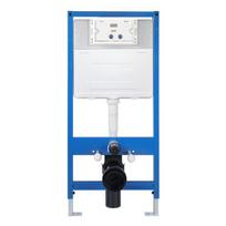 Pakabinamas klozetas Hydroland K011D Slim su paslėptu rėmu, baltas