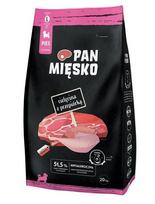 Pan Mięsko Veal with quail L puppy su veršiena ir putpele, 20 kg