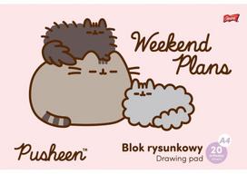 Piešimo bloknotas A4 Pusheen, 20 lapų